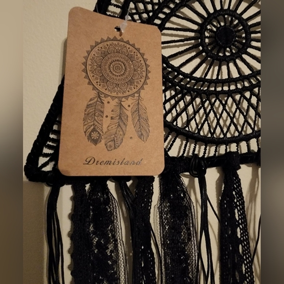 NEW Third Eye Black Dream Catcher Boho Shabby Chic Dream Catcher - Picture 6 of 6